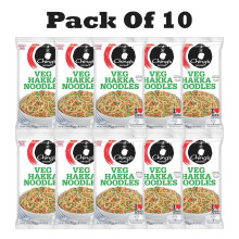 Ching's Secret Veg Hakka Noodles – 140g (Pack of 10)