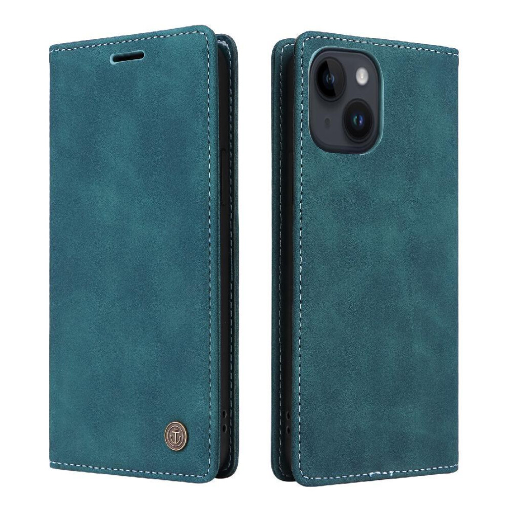 (Green) Case For Iphone 13 Shockproof Wallet Leather Case Simple Business Flip Cover Green 764563768684