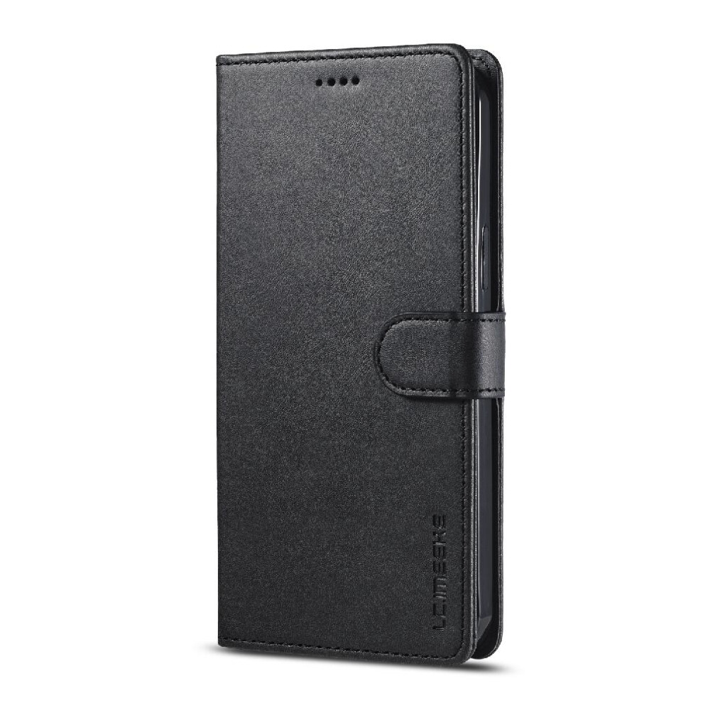 (Black) Case For Iphone 13 Calf Texture Horizontal Flip Leather Case With Holder Card Slots Wallet Black 764563769605