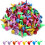 200 PCS Mini Round Multicolor Paper Fasteners Split Pins | 816mm Tiny Split Fasteners for Scrapbooking, Card Making & DIY Crafts | Versatile 1