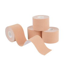 4PCS Anti-Wrinkle Face Tape - Skin-Colored Wrinkle Lifting Tape for Forehead, Chin & Neck, Cotton Face Tape for Instant Firming, Invisible W