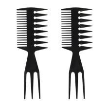 2pcs Wide Tooth Comb for Men, Men  Hair Combs, Texture Barber Comb, Ergonomic Styling Tool, Blending Combs, Stylish Hairdressing Tool for Pro