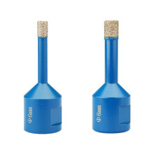 M14 Diamond Drill Bits 2Pcs 6mm 8mm Diamond Porcelain Tile Glass Drill Bit Vacuum Brazed Tip Masonry Drill Bits Set