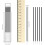36pcs Tracer Pencil Refills, with 1pcs Orange Carpenter, 2.8mm Solid Deep Hole, Black Solid Carpenters Pencil Refills Replacement for Archit 2