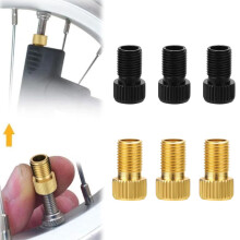 6PCS Bike Presta Valve Adapter, For Presta to Schrader Valve Adapters, Universal Bike Pump Adaptor