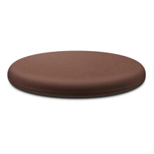 (30cm, Coffee Color) Round Memory Foam Cushion Breathable Padded Stool Cover Washable Mat for Home Bedroom