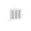 Timber Art Design UK Essentials 3 Door Shoe Cabinet White 5