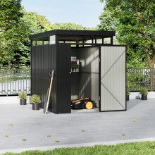 5.3 x 8.5FT Outdoor Metal Garden Storage Shed