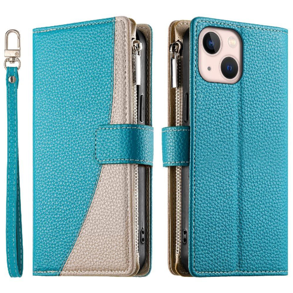 (Green) Compatible With Iphone 13 Mini Case Elegant Leather Case Card Slots Wallet Green 764563773053