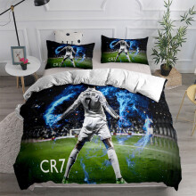 Bettwäscheset mit Fußballstar-Aufdruck -12182 Ronaldo 135x200cm