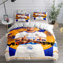 Bettwäscheset mit Fußballstar-Aufdruck -04123 Mbappe 135x200cm
