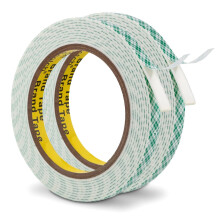 FUVBNQGT Doppelseitiges Band 2 Rollen 13mm x 300cm Schaumstoffband, Doppelseitige klebrige Pads für die Verklebung, Montage, Innenbeschilder
