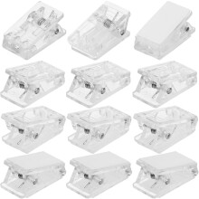 Wandklemme, 30 Stück Selbstklebende Feder Clips Keine Schäden Wand Flagge Clips für Wandklemme, Decken, Mehrzweckhänge Clips f