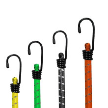 4PCS Bungee Cords mit Haken, Bungee Cord wetterfeste und UV-beständige elastische Bungee-Gurte zur Sicherung von Tarps, Gepäck, Zelten, Fahr