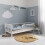 Noa and Nani Leonora Toddler Bed in White 1
