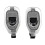 Universal Puddle Lamp Light for Left and Right Side View Mirror Bottom Compatible with Ford Models 2015-2017,Clear Lens Replacement Part 1
