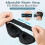 Sleep Mask for Side Sleeper Light Blocking for Women Men 3d Contoured Cup Blindfold Comfortable Eye Cover Rest Accessory 5