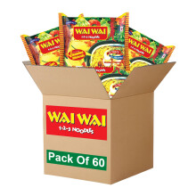 Wai Wai Chicken Flavour Instant Noodles – 70g (Pack of 60)