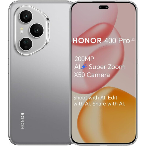 Honor 400 Pro 5G Dual-SIM + eSIM 512 GB (12 GB RAM) Mondgrau Global