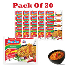 Indomie Mi Goreng Fried Instant Noodles – 80g (Pack of 20)