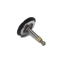 Verstelbare badafvoerplug 47 mm, alleen met vlakke afdichting, chroom