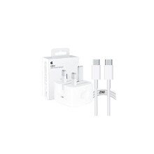 USB C-lader en -stekker voor iPad Pro, 20W snellader met 2 meter lange USB C-snellaadkabel, compatibel met iPad Pro 12.9 5/4/3 Gen, iPad