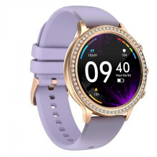 (Purple) Smartwatch I70 All-Touch Fitness Running Bluetooth Pedometer Call Reminder Sleep Tracker Smart Watch For Women