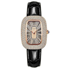 (Black) Waterproof Women's Watch Diamond Full Sky Star Women's Watch