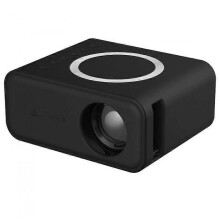 (Black) Mini Projector YT300 LED 1080P Smart Home Theater USB Wire Wifi Wireless Sync Phone Game Beamer