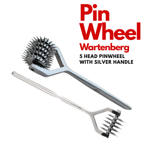 Silver Wartenberg Pinwheel 5 Row Nerve Simulator for Sensory Testing