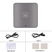 (Silver) Carplay Wireless Adapter for Wired CarPlay Upgrade Plug & Play 5.8GHz WiFi Bluetooth Auto Connect