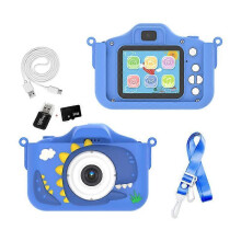 (Blue) Kids Camera for Girls and Boys, Kids Digital Dual Camera 2.0 Inches Screen 20MP Video Camera