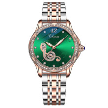 (Greed) OHPA-chenxi 7025 Women Diamond Fashion Automatic Mechanical Wrist Watch Waterproof Watches