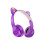(Purple) Cute Cat Ear LED Bluetooth Wireless Headset 2