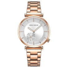(Rose) MINI FOCUS Women's Watch Waterproof Diamondt Stainless Steel Strap 0333L