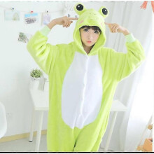 (XL, Green) Unisex Onesies Kigurumi Animal Pajamas Cosplay Costume Sleepwear