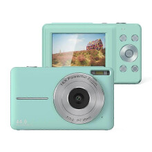 (Green) Student Camera High-definition Entry-level Campus Camera 44 Million Pixels Student Party Card 16X Digital Camera 32G TF Card
