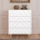 Seconique Dixie 4 Drawer Chest Dusty Grey and White 6