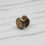 (32mm Knob) Antique Brass Kitchen Cup Handle & Matching Knobs 4