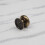(32mm Knob) Antique Brass Kitchen Cup Handle & Matching Knobs 6