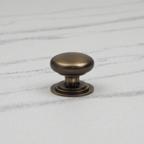 (38mm Knob) Antique Brass Kitchen Cup Handle & Matching Knobs