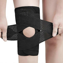 (L, Black) OHPA Knee Brace With Side Stabilizers For Meniscal Tear Knee Pain Acl Mcl Arthritis Injuries Recovery
