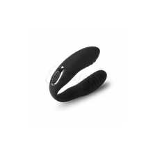 (Zwart) 10-snelheden draagbare koppelvibrator G-spot clitoris seksspeeltje zwart paars