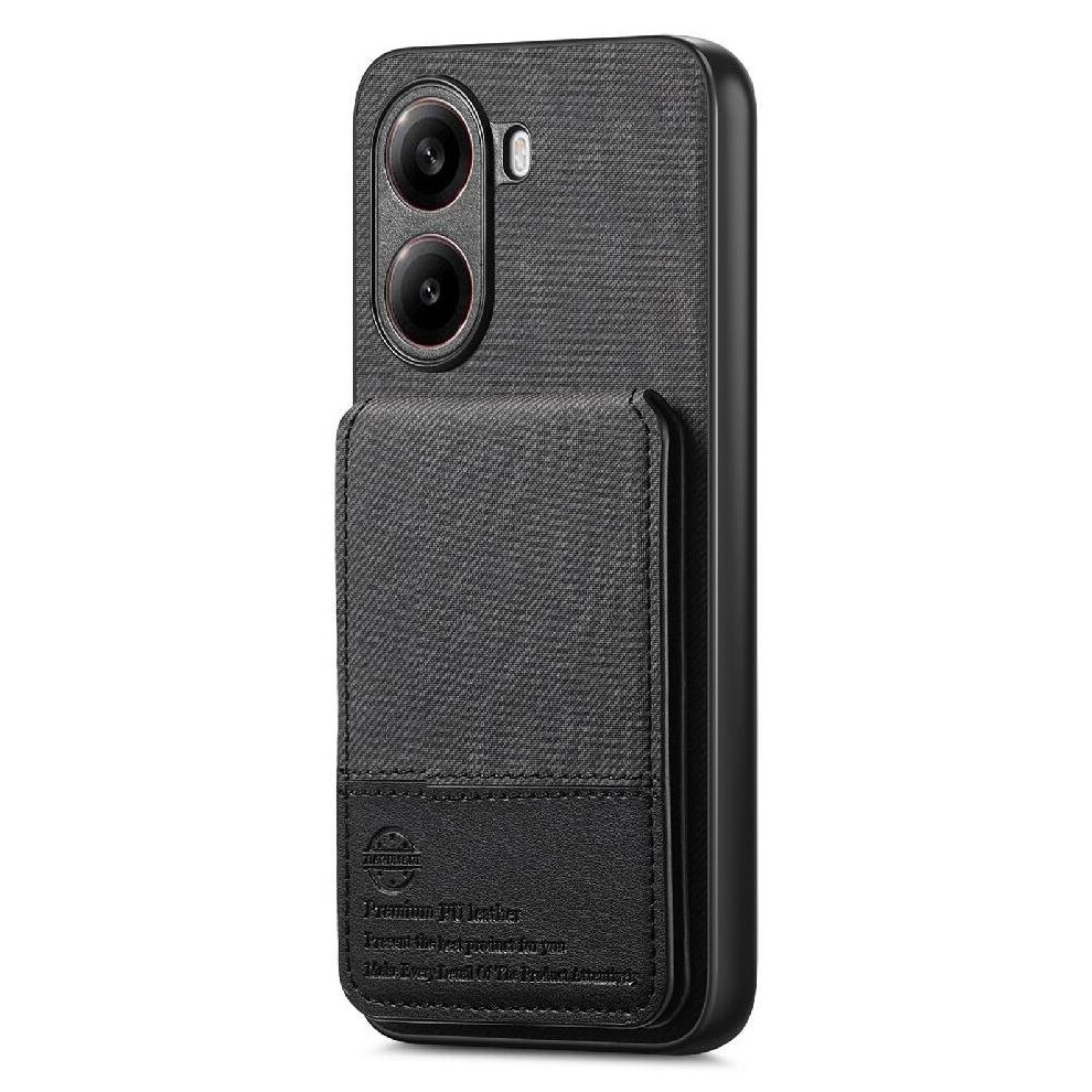 (Black) Case For Xiaomi Poco X7 Pro Shockproof Leather Case Rfid Blocking Wallet Black 764563773718
