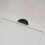 (76mm Cup) Black Kitchen Cup Handle and Knobs Cabinet Pull 7