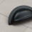 (76mm Cup) Black Kitchen Cup Handle and Knobs Cabinet Pull 6