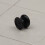 (25mm Knob) Black Kitchen Cup Handle and Knobs Cabinet Pull 6