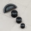 (25mm Knob) Black Kitchen Cup Handle and Knobs Cabinet Pull 12