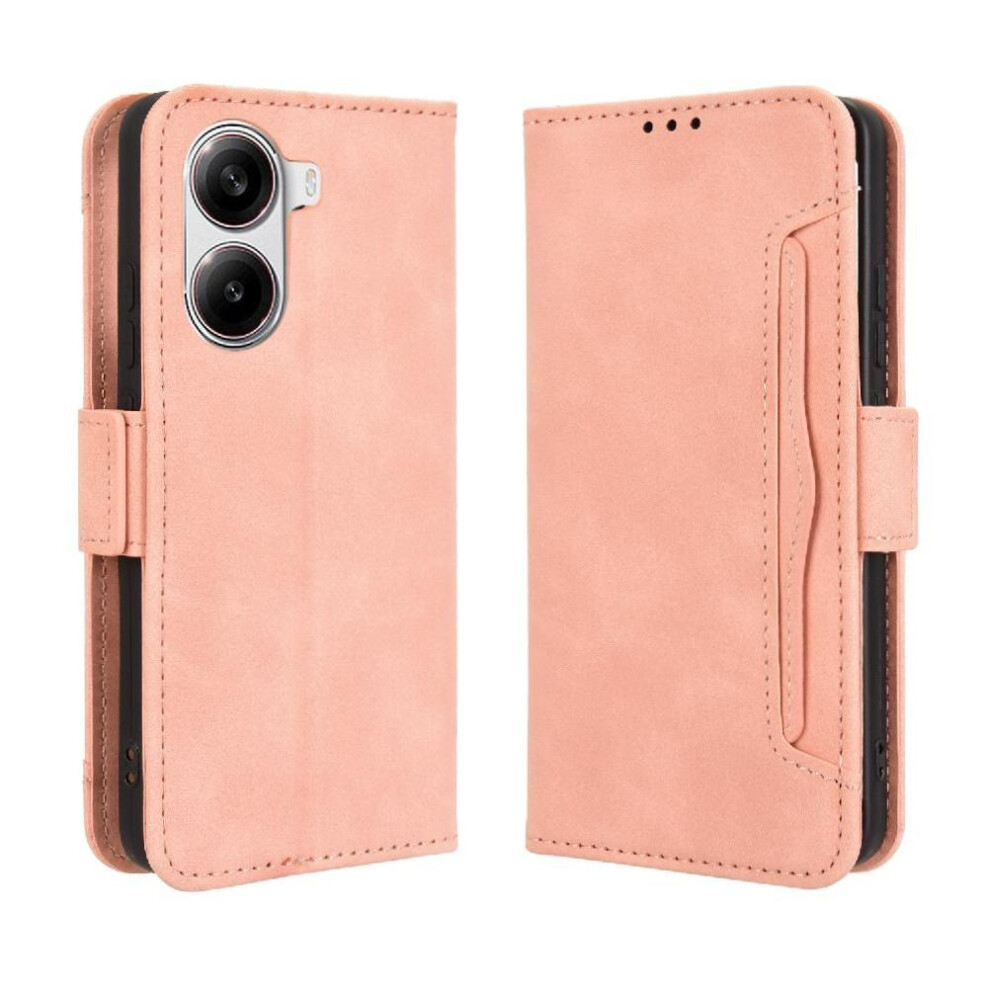 (Pink) Case For Xiaomi Poco X7 Pro 5G/Redmi Turbo 4 5G Cover Card Holder Kickstand Pink 764563778737