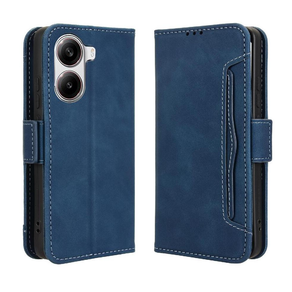 (Blue) Case For Xiaomi Poco X7 Pro 5G/Redmi Turbo 4 5G Cover Card Holder Kickstand Blue 764563778720
